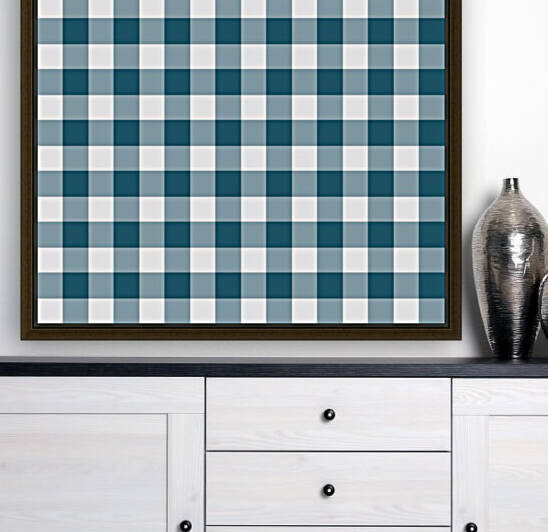 Greenish Blue Plaid Pattern by rizu_designs