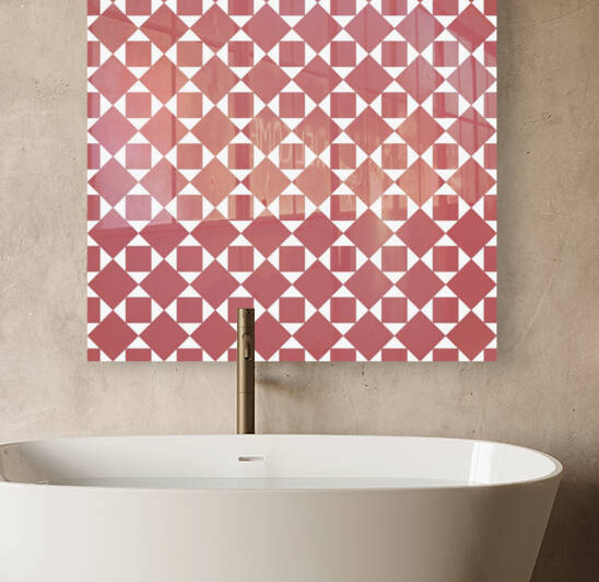 Light Brown Squares And Diamonds Pattern  by rizu_designs