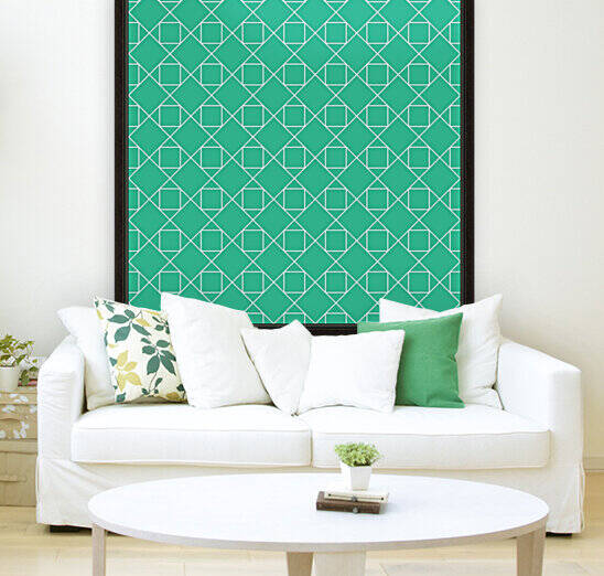 Green Diamonds Pattern by rizu_designs