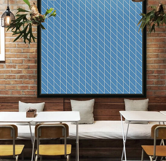 Royal Blue Checkers Pattern by rizu_designs