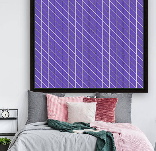 Eggplant Check Pattern by rizu_designs
