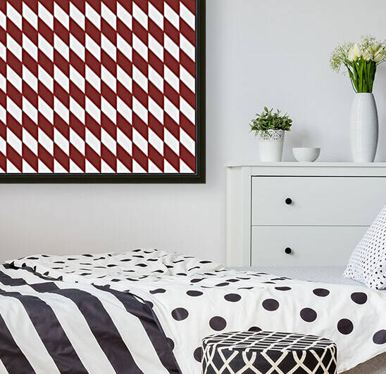 Dark Maroon Checkers Pattern by rizu_designs