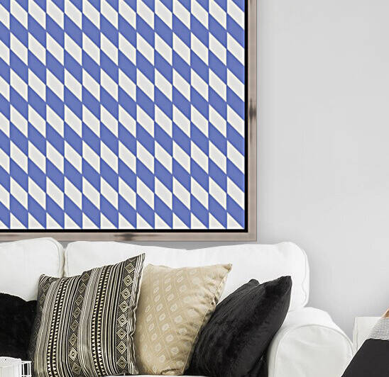Blue Checkers Pattern by rizu_designs