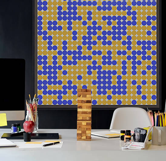 Yellow Polka by rizu_designs