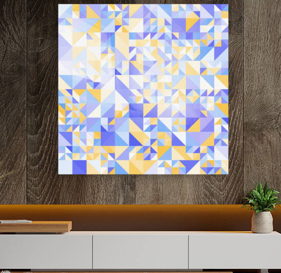 Triangle Mid Dots Pattern by rizu_designs