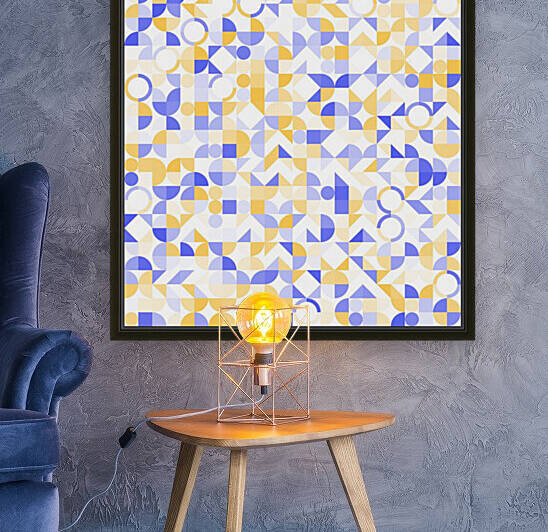 Blue Circles Pattern by rizu_designs