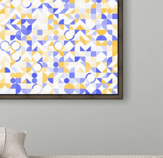 Triangle Mid Dots Pattern by rizu_designs