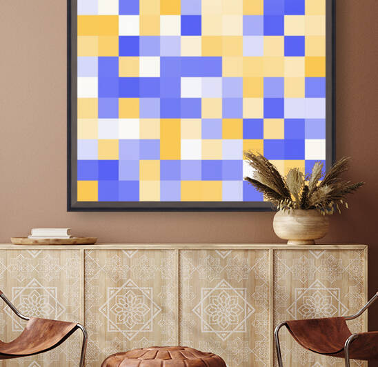 Mosaic Dots Pattern by rizu_designs