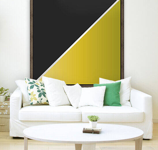 Black and Foilage Abstract by rizu_designs