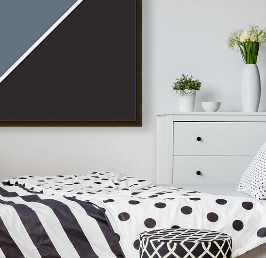 Grey and Black Abstract Reproduction
