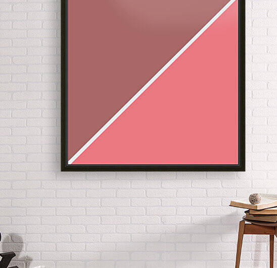 Marsala and Pink Abstract by rizu_designs