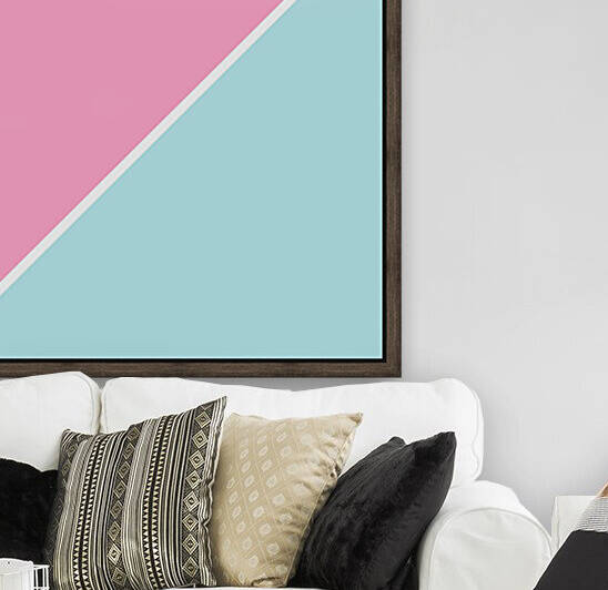 Peony and Pool Abstract Reproduction