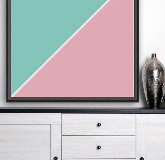 Robin and Bubblegum Abstract Reproduction