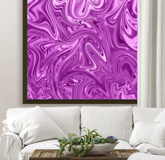Violet Liquid Marble Reproduction