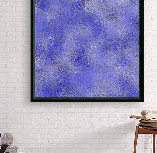 Blue Metallic Foil Reproduction