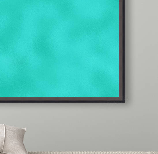 Turquoise Metallic Foil Reproduction