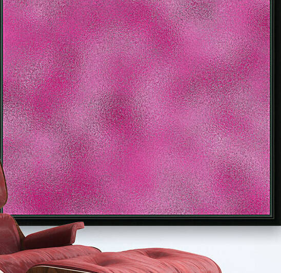 Deep Pink Metallic Foil Reproduction