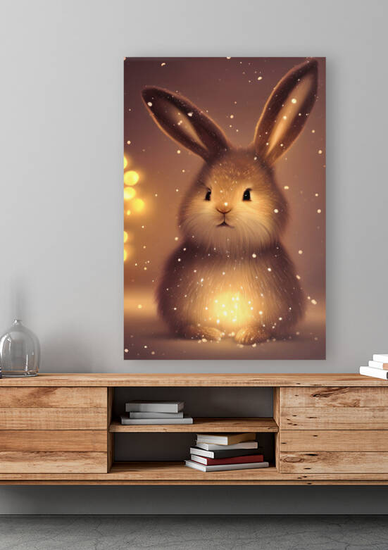 Glowing Bunny by rizu_designs