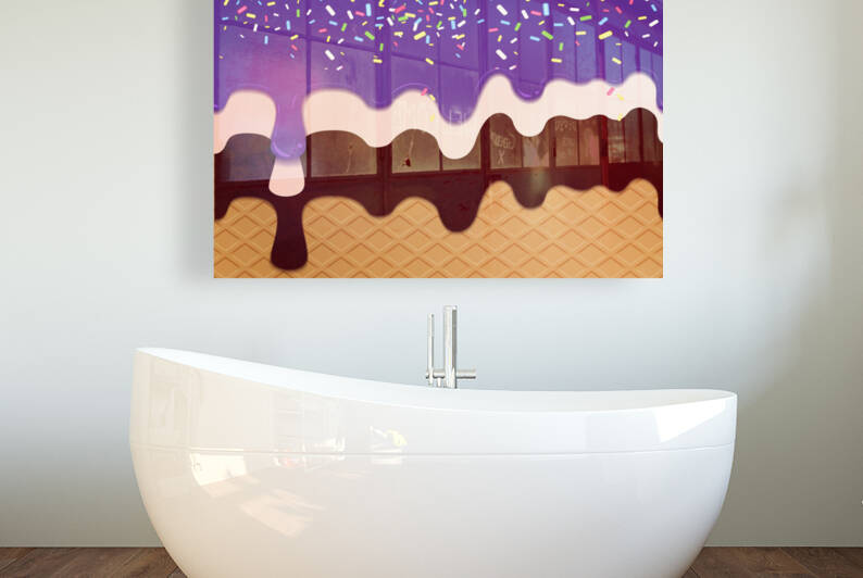 Grape Waffle Drips by rizu_designs