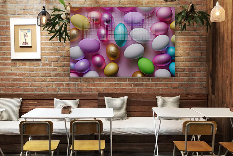 Colorful Easter Eggs by rizu_designs