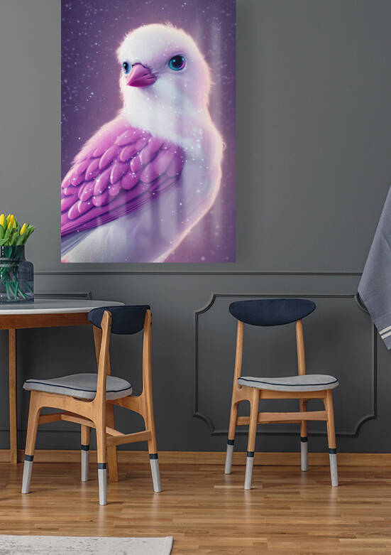 Purple Cute Bird by rizu_designs
