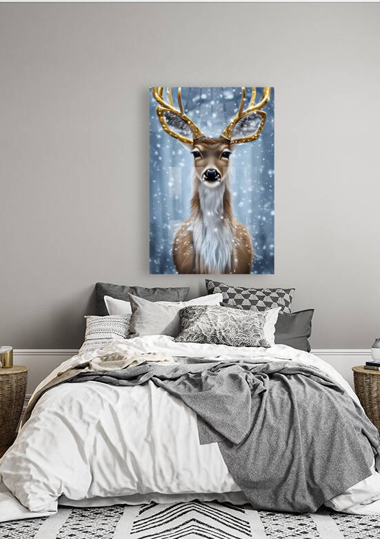 Snow Deer by rizu_designs