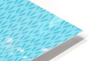 Blue Leaf pattern Art HD Metal print