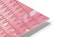 Arabic Pink Art HD Metal print