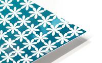 Floral Gradient Seamless Pattern Artwork HD Metal print