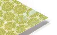 Green Art Seamless Pattern Artwork HD Metal print