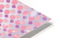 Pink Dots Seamless Pattern Art HD Metal print