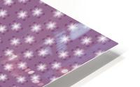 Pink Flower Seamless Pattern Artwork HD Metal print