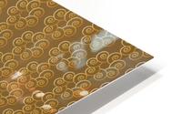 Swirl Flower Seamless Pattern Artwork HD Metal print