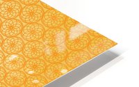 Orange Seamless Pattern Art HD Metal print