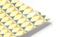 Yellow _ Grey Seamless Pattern Art HD Metal print