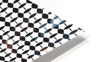 Monochrome Pattern Art HD Metal print
