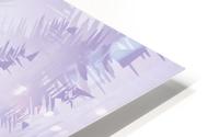  PURPLE Snow Forest HD Metal print
