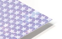 Purple Star Pattern HD Metal print