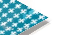 Abstract Blue Seamless Pattern Background   HD Metal print