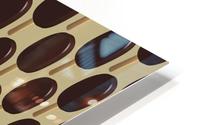 Chocolate Rain Pattern HD Metal print