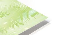 Green Snowflake HD Metal print