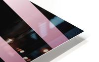 PINK GRADIENT STRIPE HD Metal print