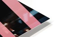 RED PASTEL STRIPE HD Metal print