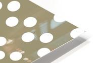 BEIGE Polka Dots HD Metal print