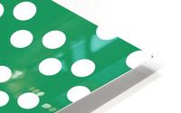 EMERALD Polka Dots HD Metal print