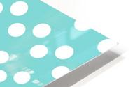 MINT Polka Dots HD Metal print