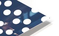 Indigo Polka Dots HD Metal print
