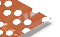 COPPER Polka Dots HD Metal print