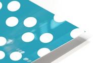 Light Blue Polka Dots HD Metal print