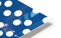 Dodger Blue Polka Dots HD Metal print